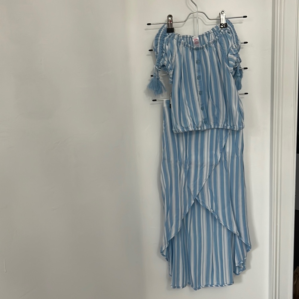 Cute blue casual dress